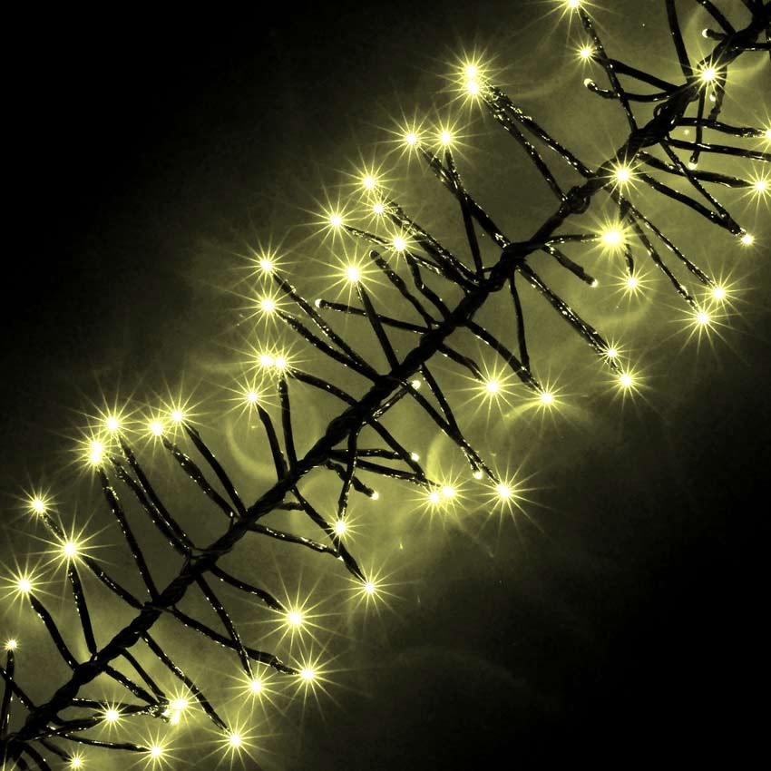 christmas cluster lights outdoor photo - 2