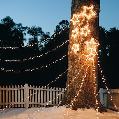 christmas cluster lights outdoor photo - 8