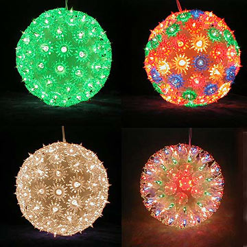 christmas light balls outdoors photo - 9