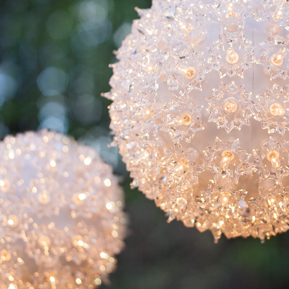 christmas light spheres outdoor photo - 3