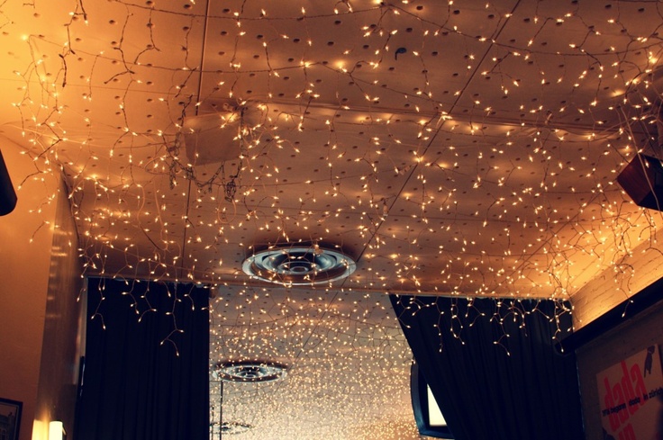 christmas lights on bedroom ceiling photo - 3