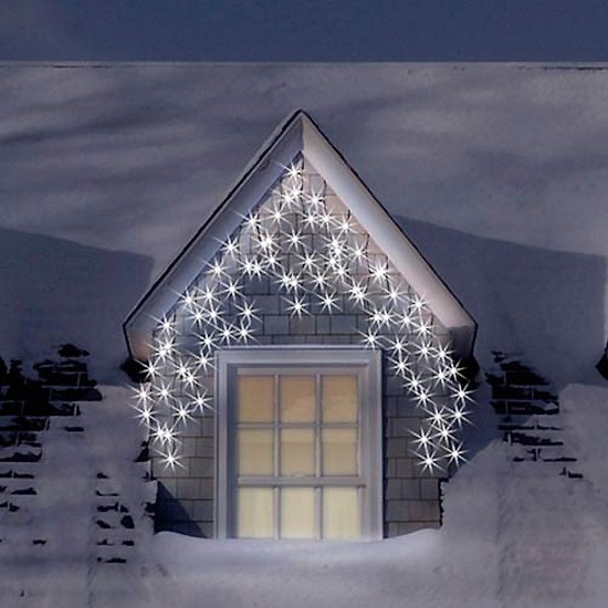 christmas outdoor icicle lights photo - 1