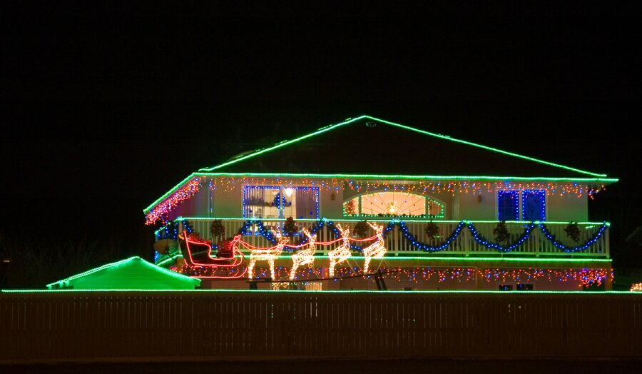 christmas outdoor rope lights photo - 8