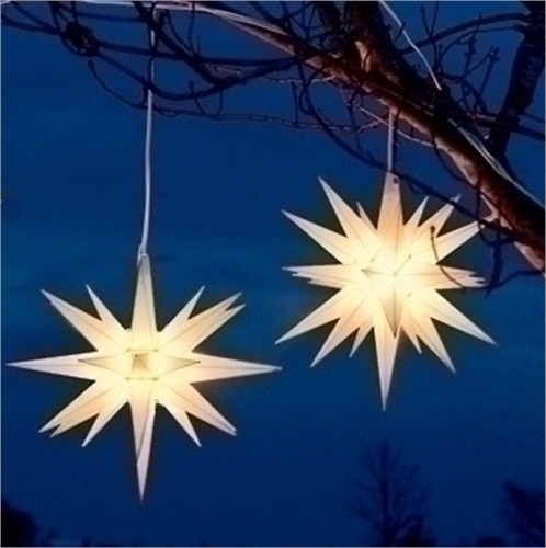 christmas outdoor star lights photo - 1