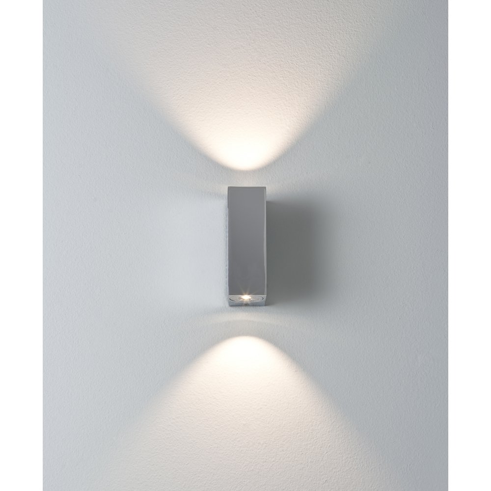 chrome wall lights photo - 2