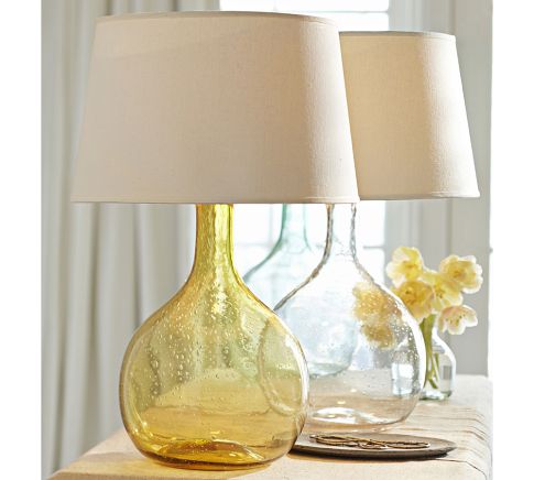 colored glass table lamps photo - 6