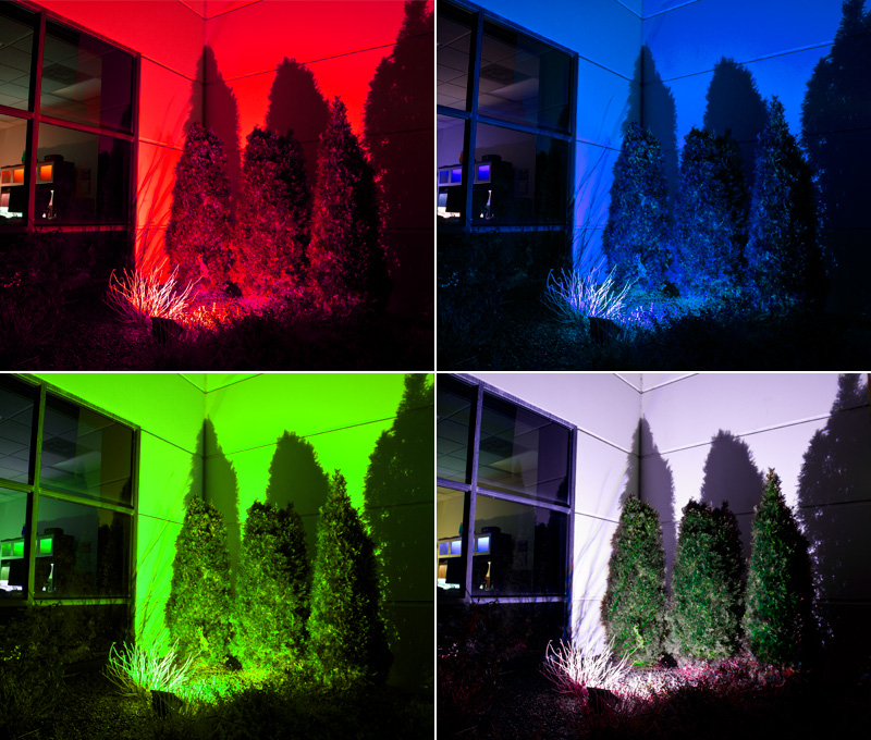 colored outdoor flood lights photo - 10