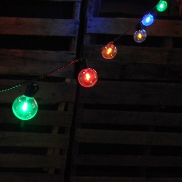 colored outdoor lights photo - 4