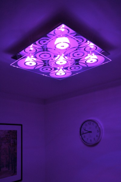 colour changing ceiling lights photo - 10