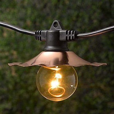 commercial outdoor patio string lights photo - 5