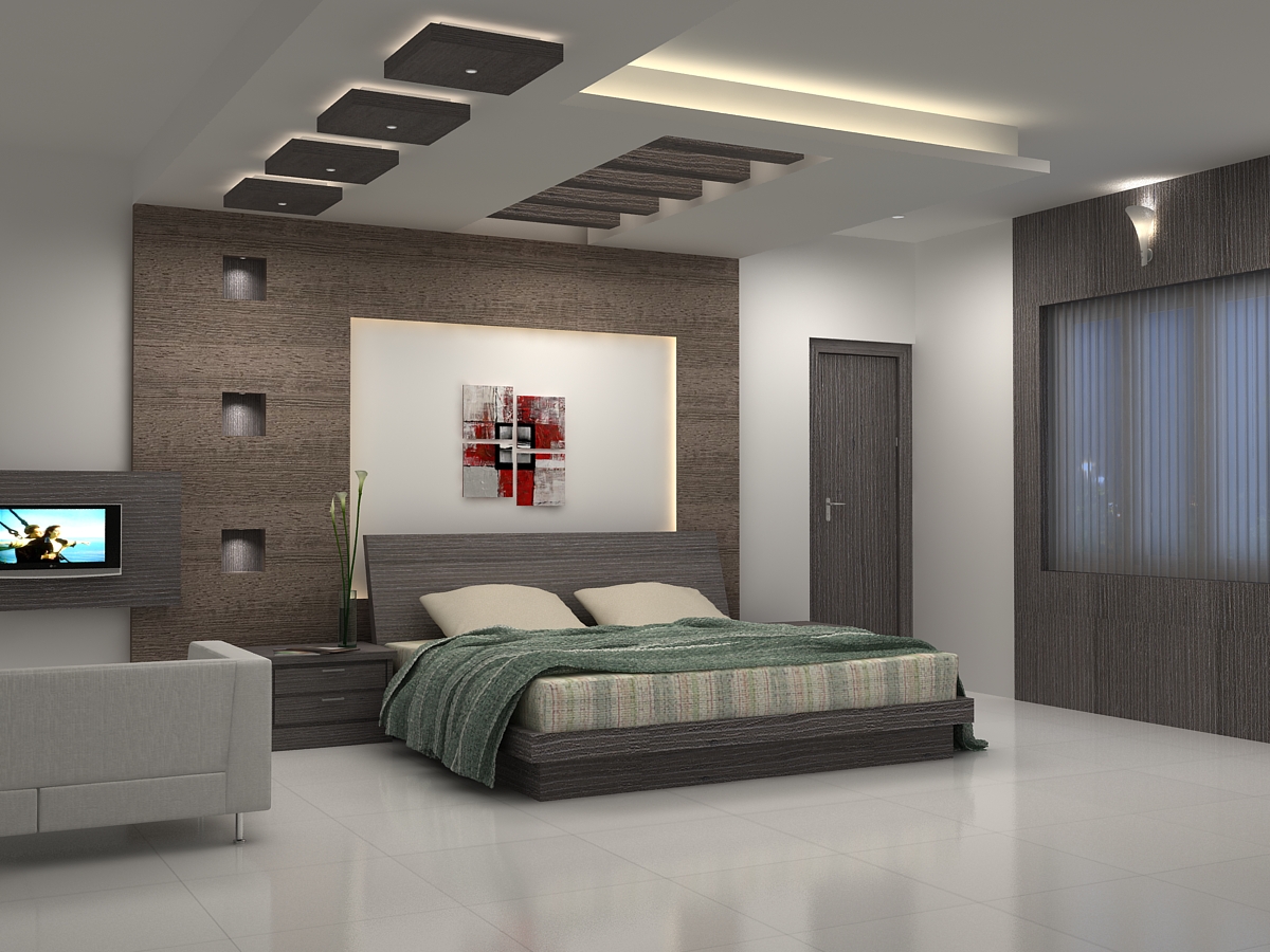 contemporary bedroom ceiling lights photo - 3