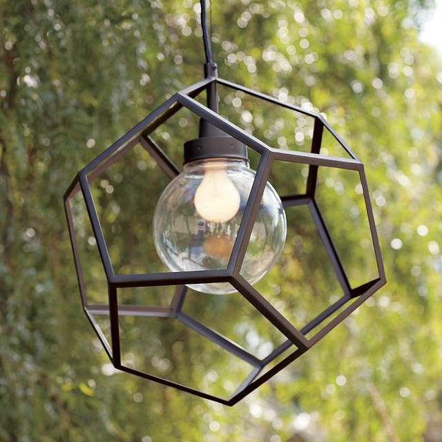 contemporary outdoor pendant lighting photo - 2