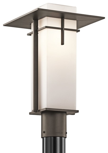 contemporary outdoor post lighting photo - 2