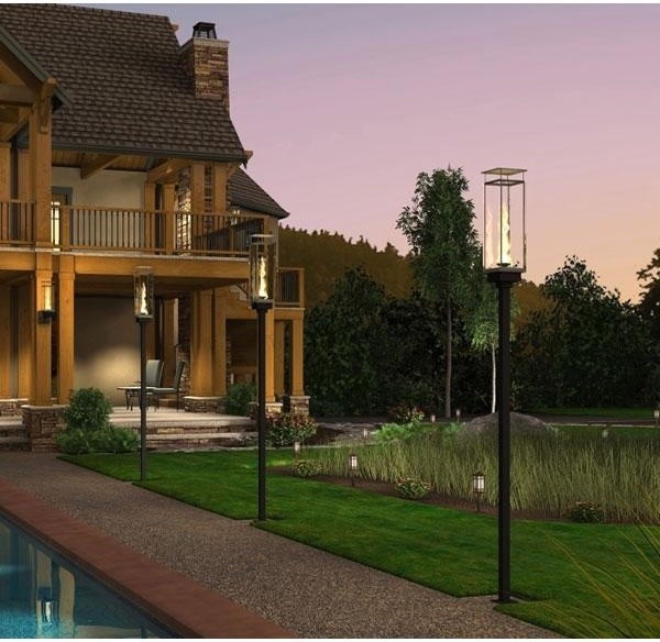 Contemporary outdoor post lighting - 10 reasons to Add Brightness to