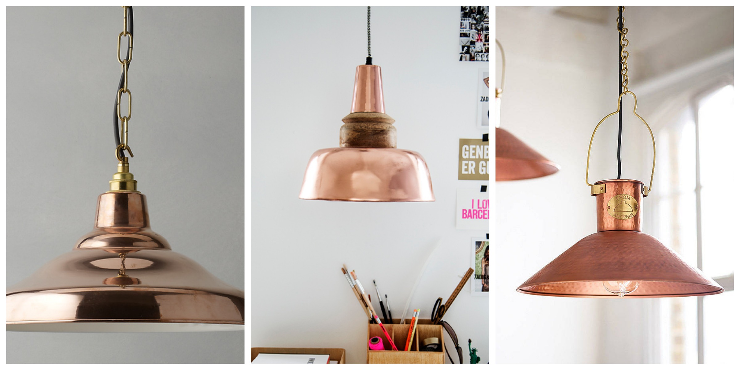 copper ceiling lights photo - 4