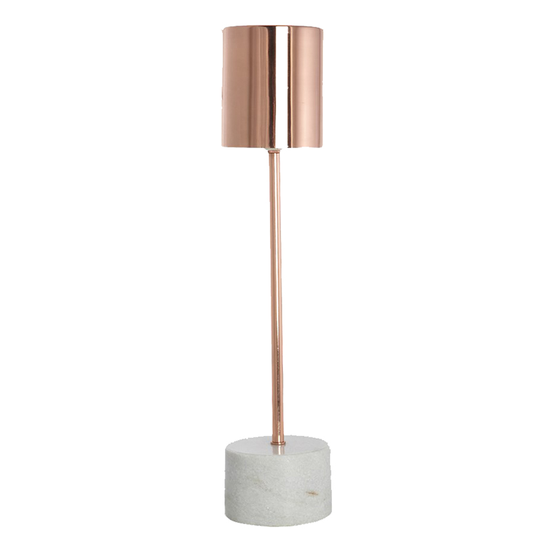 copper table lamp photo - 1