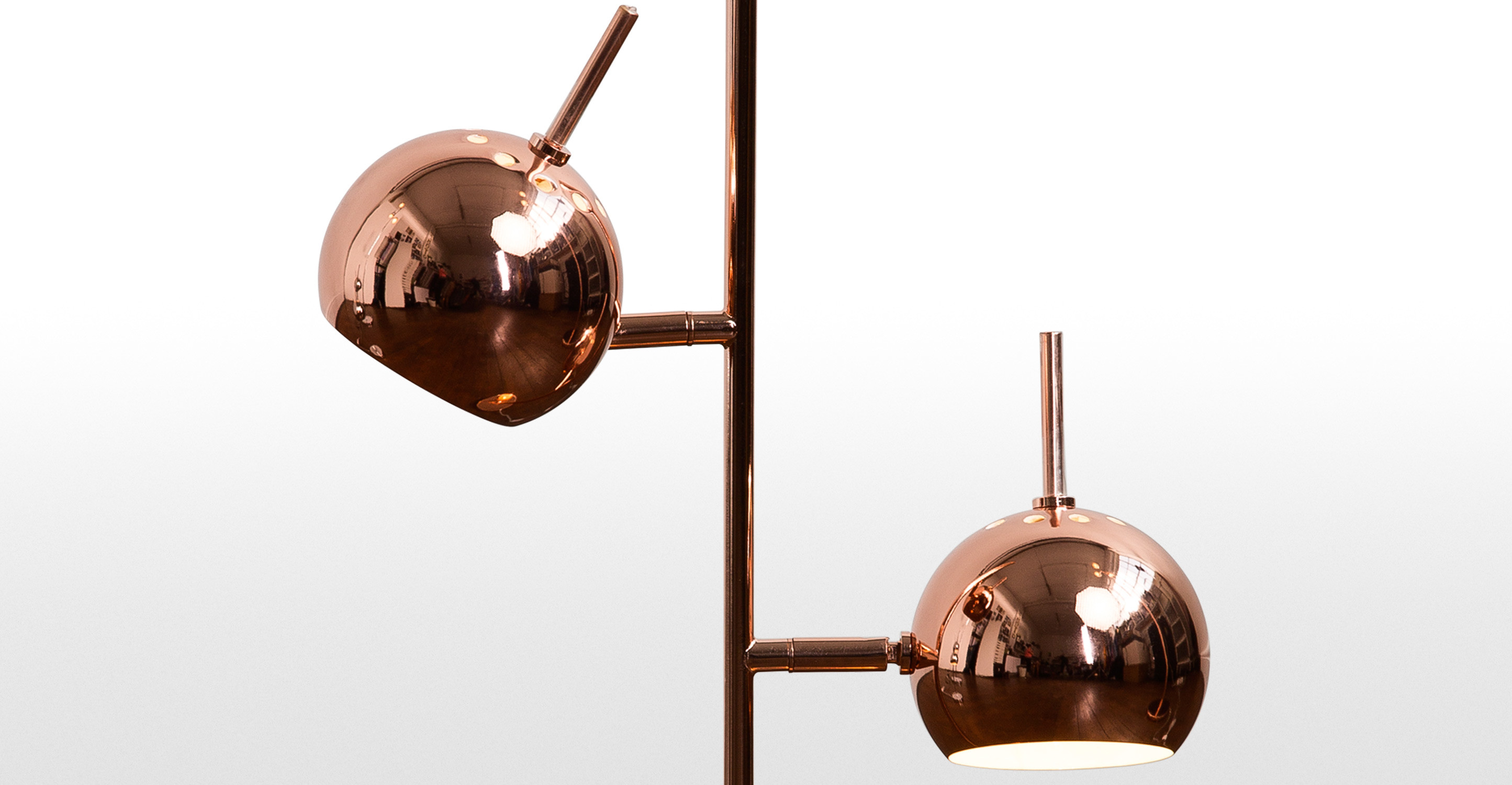 copper table lamp photo - 3