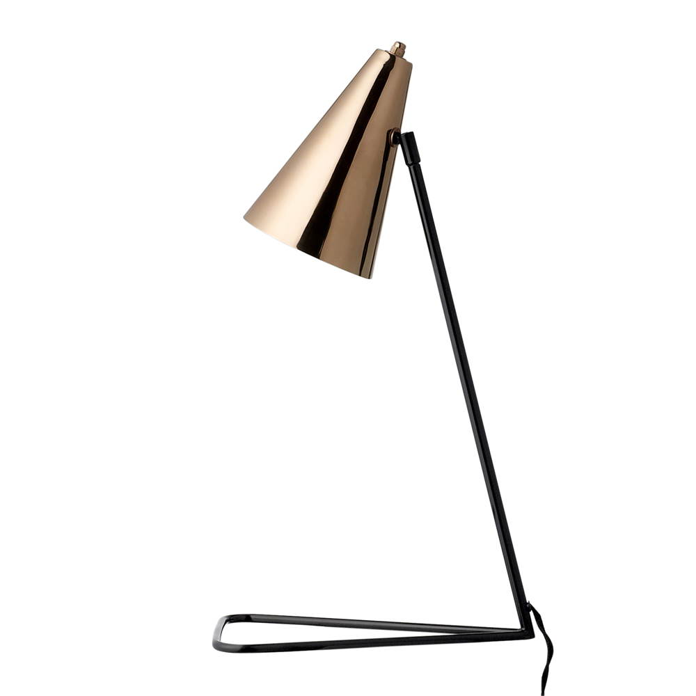 copper table lamp photo - 8