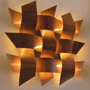 copper wall lights photo - 3