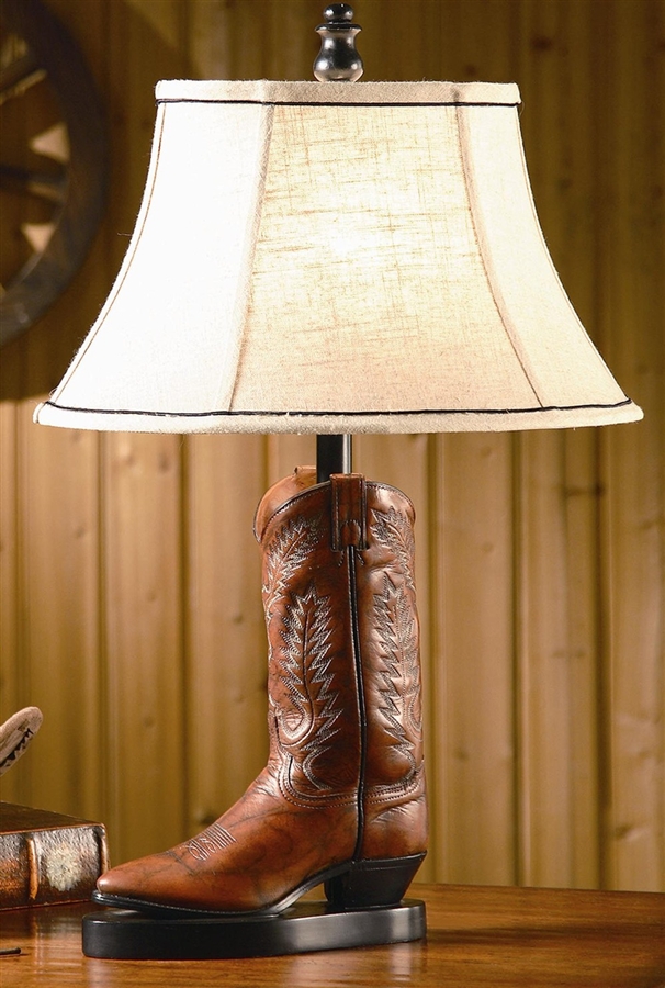cowboy boot lamp photo - 8