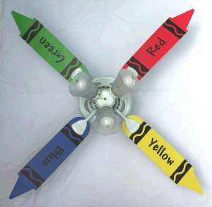 crayola ceiling fan photo - 5