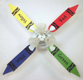 crayola ceiling fan photo - 8