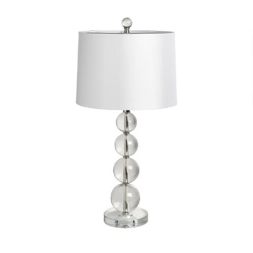 crystal ball table lamp photo - 3