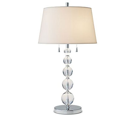 crystal ball table lamp photo - 6