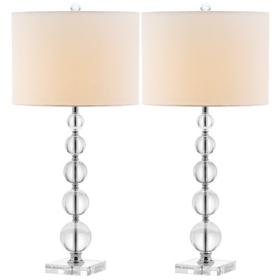 crystal ball table lamp photo - 7