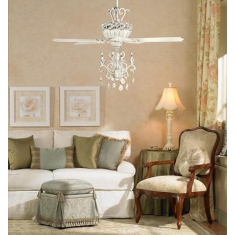 crystal ceiling fan light photo - 6