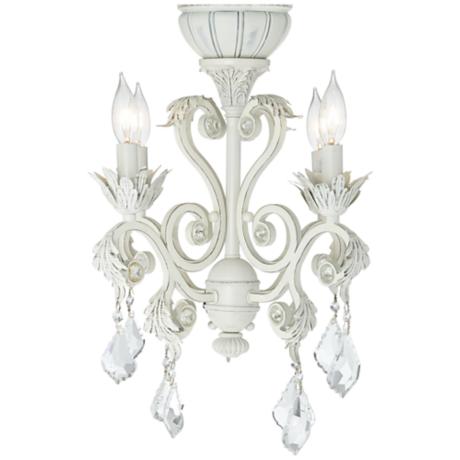 crystal ceiling fan light photo - 8