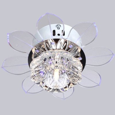 crystal chandelier ceiling fans photo - 4