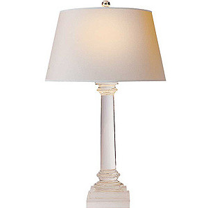 crystal column table lamp photo - 2