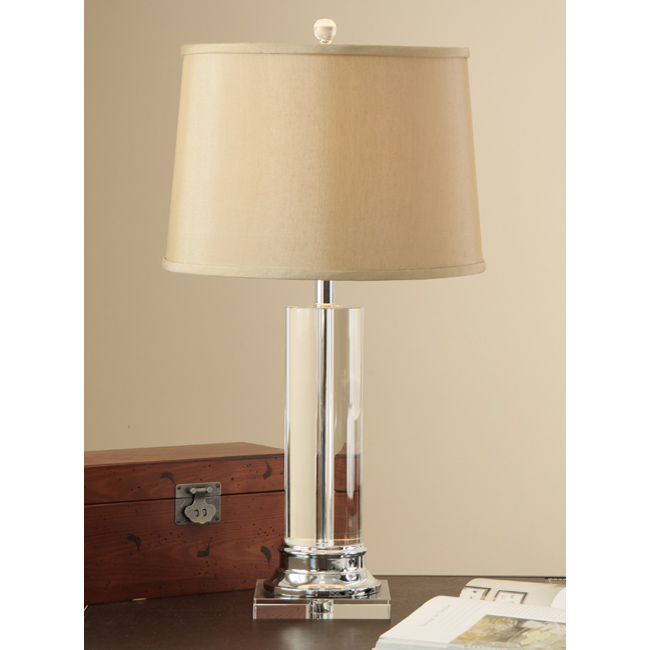 crystal column table lamp photo - 3