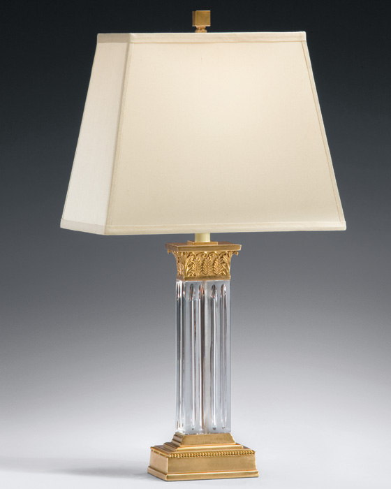 crystal column table lamp photo - 6