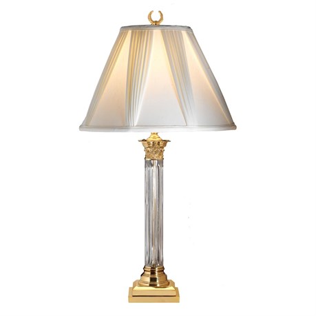 crystal column table lamp photo - 9