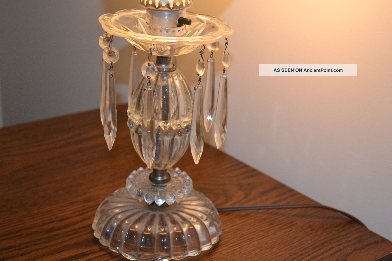 crystal lamps table photo - 4