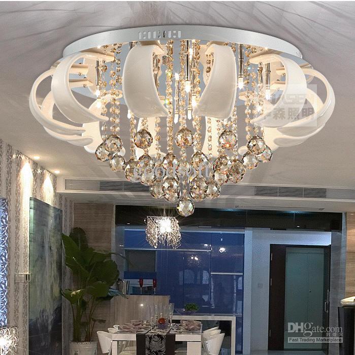 crystal pendant ceiling lights photo - 8