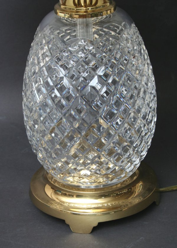 crystal pineapple lamp photo - 2