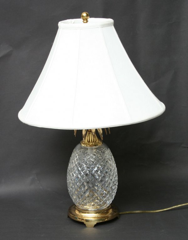 crystal pineapple lamp photo - 3