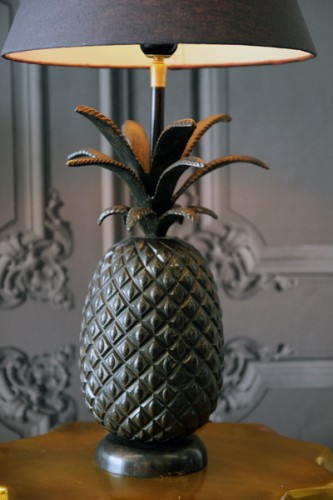 crystal pineapple lamp photo - 9