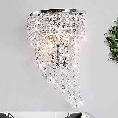 crystal wall lamp photo - 9