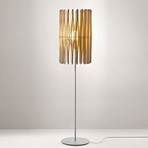 cylinder floor lamp photo - 2