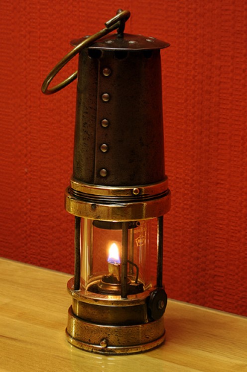 davy lamp photo - 2