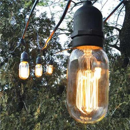 decorative outdoor string lights photo - 1