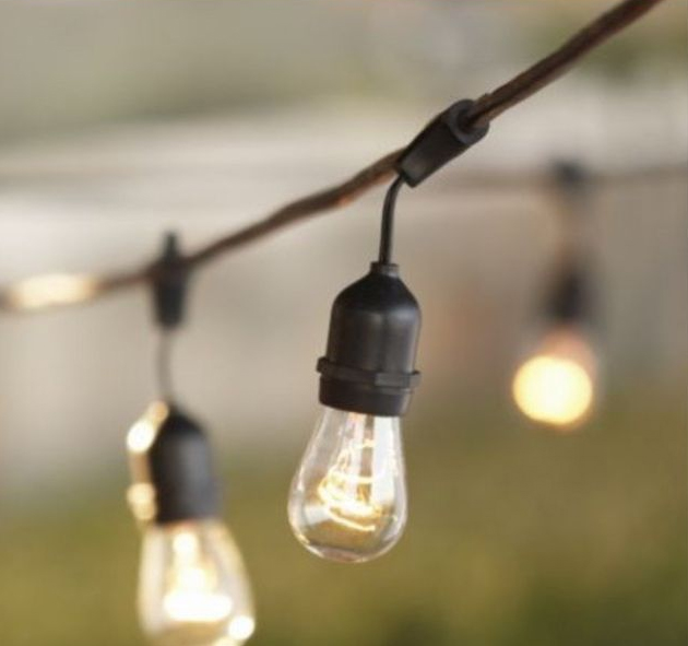 decorative outdoor string lights photo - 8