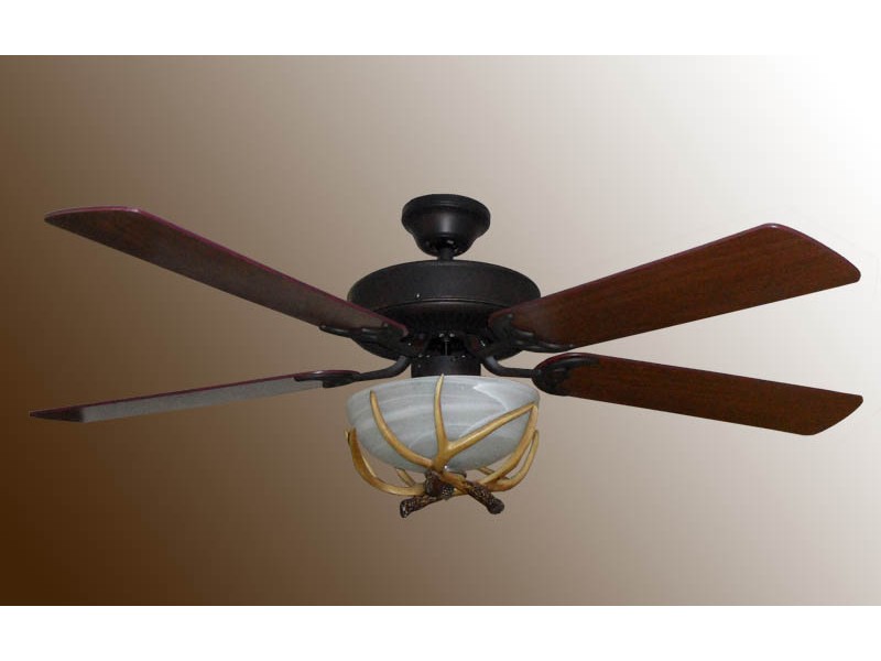 deer antler ceiling fans photo - 8