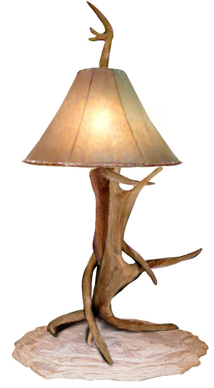 deer antler lamps photo - 6