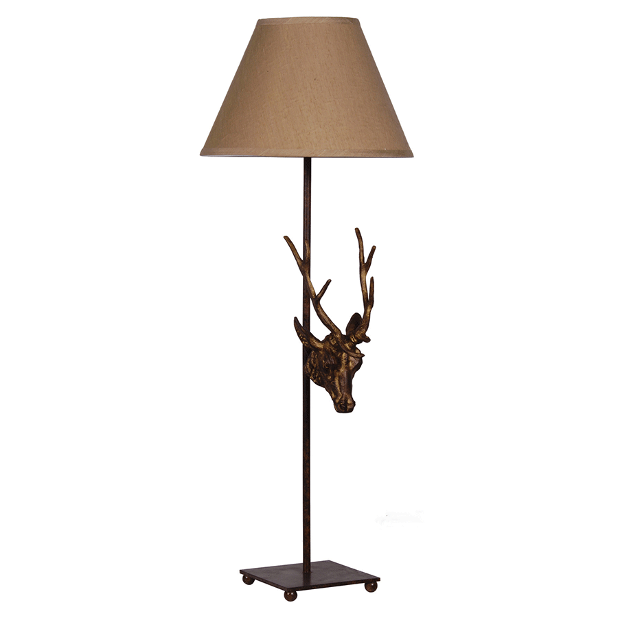 deer head lamp photo - 5