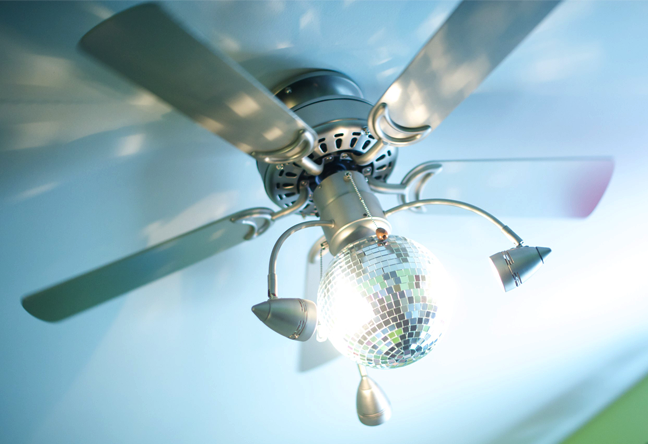 disco ball ceiling fan photo - 4